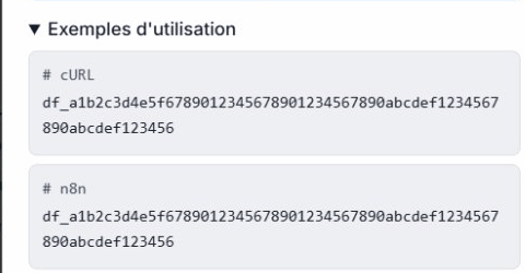 Exemples d'utilisation
